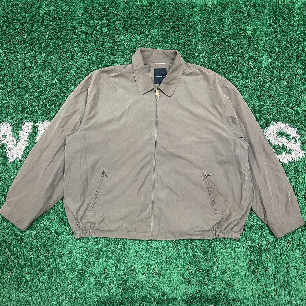 London Fog Lightweight Microfiber Golf Jacket Coat Size 3XT B12